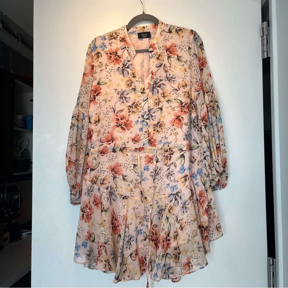 Vici floral dress- Size M. Worn twice